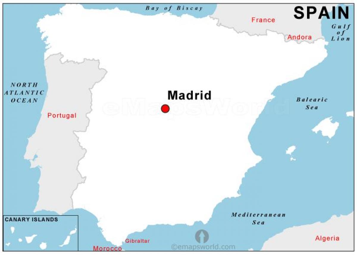 mapa de capital de España