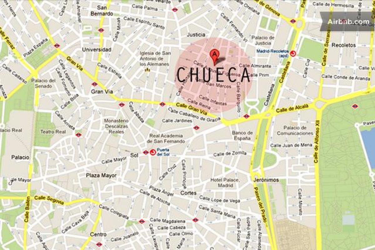Madrid chueca mapa