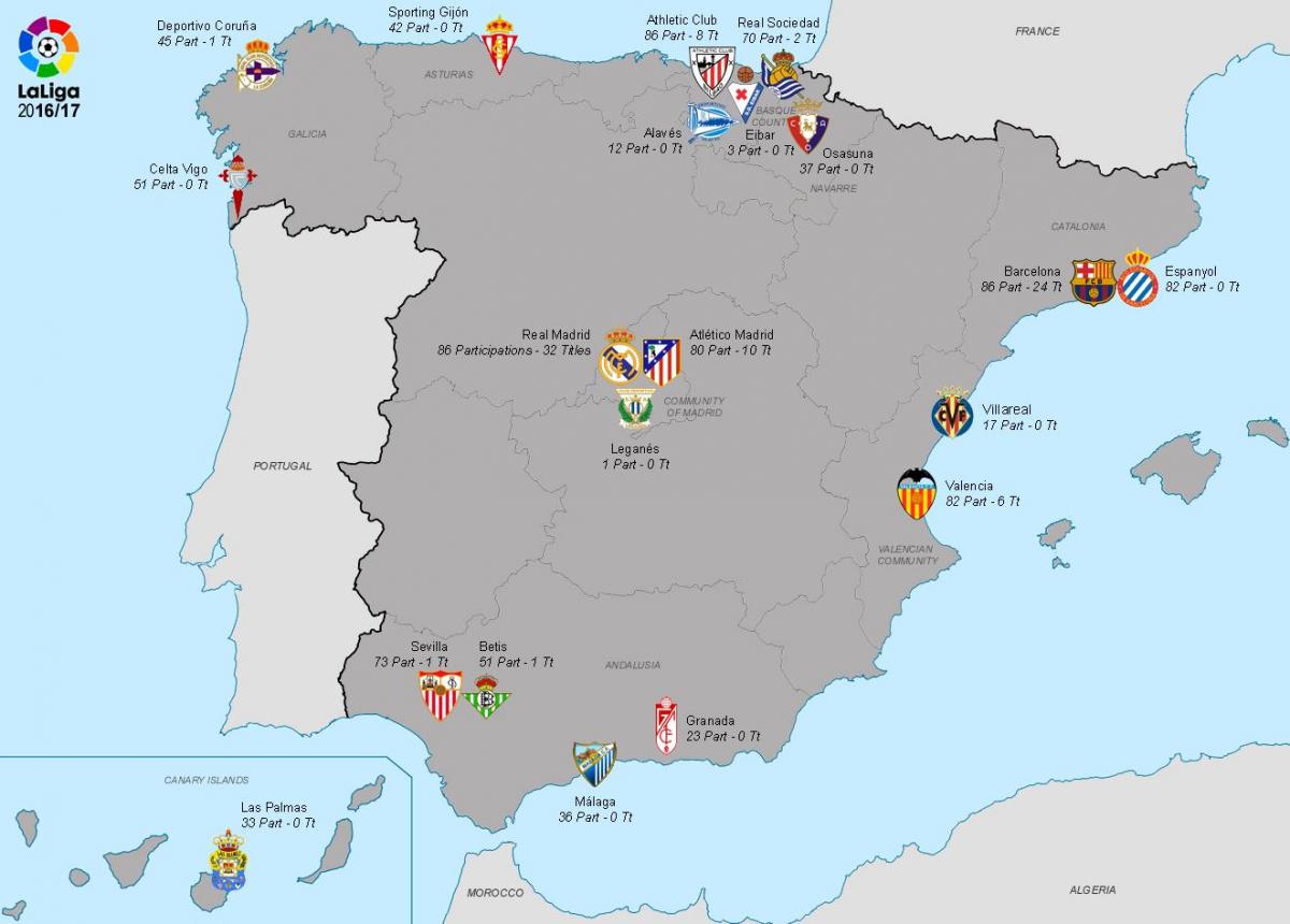mapa do real Madrid 