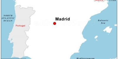 Mapa de capital de España