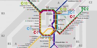 Mapa de Madrid atocha estación de ferrocarril