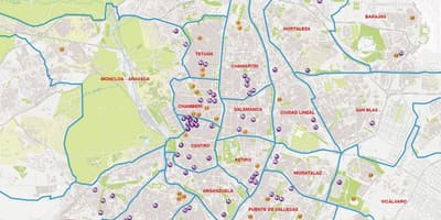 Mapa de Madrid chamartín estación de tren