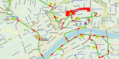 Madrid hop on hop off paseo de autobuses mapa