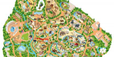 Mapa de Madrid zoo